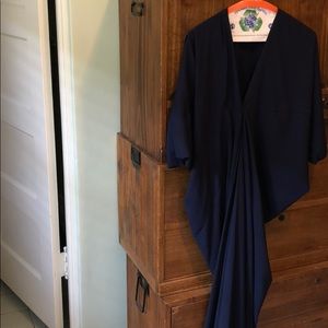 De Philo Navy kimono dress